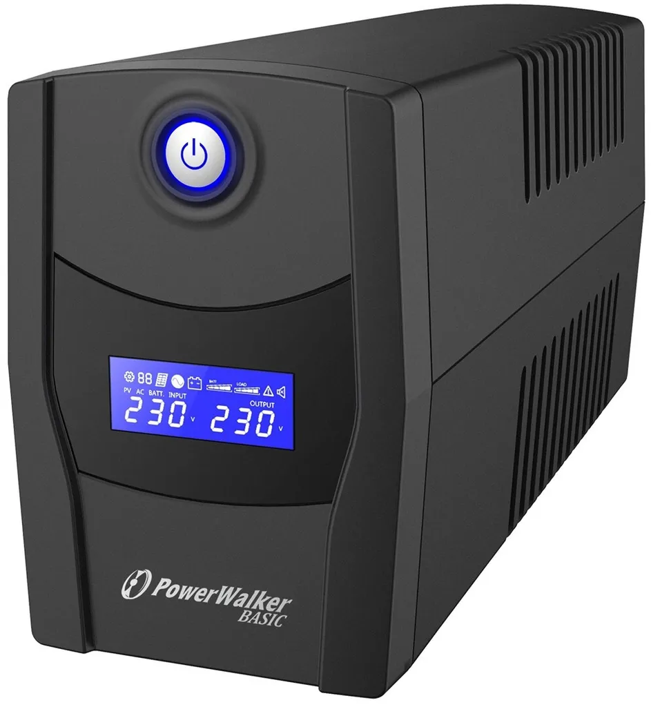 Onduleur 800VA avec prises françaises et écran LCD PowerWalker VI 800