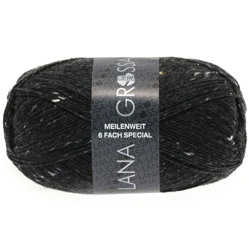 Lana Grossa MEILENWEIT 150 g TWEED 6-fach Sockenwolle 390 Produktbild 