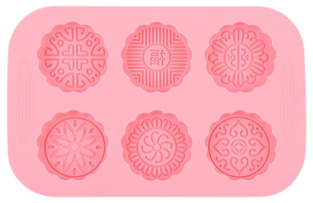 6-komorowa forma do ciast „Mooncake” – do ciast, lodów i Zdjęcie produktu 