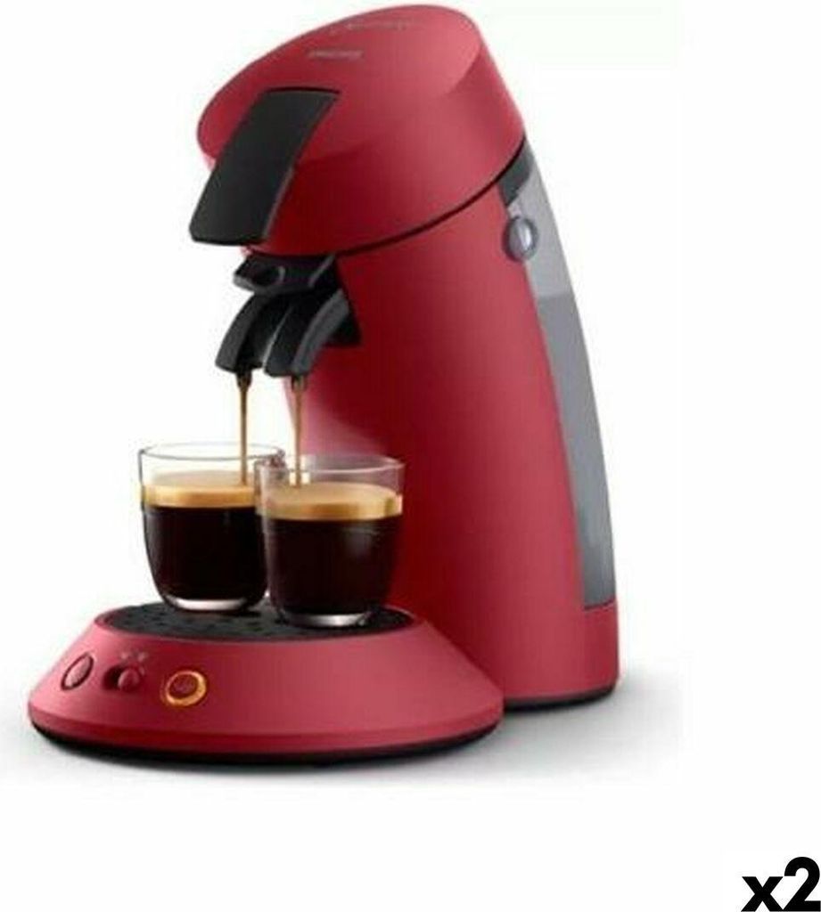 Kapsel-Kaffeemaschine Philips SENSEO ORIGINAL PLUS Rot 1 bar 0,7 L (2 Stück)
