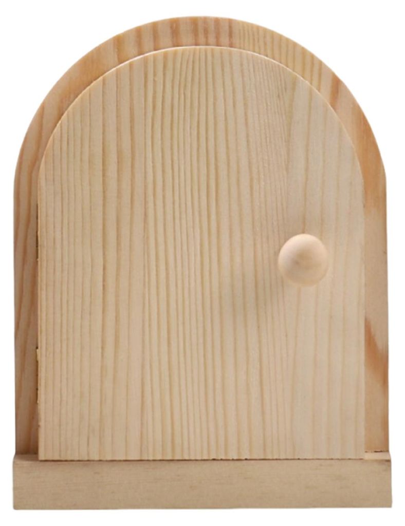 Tür-Lichtschalterabdeckung aus Holz, kindersicher, Steckdosenschutz, Wandpaneel, Steckdose, Türform, dekorativer Rahmen