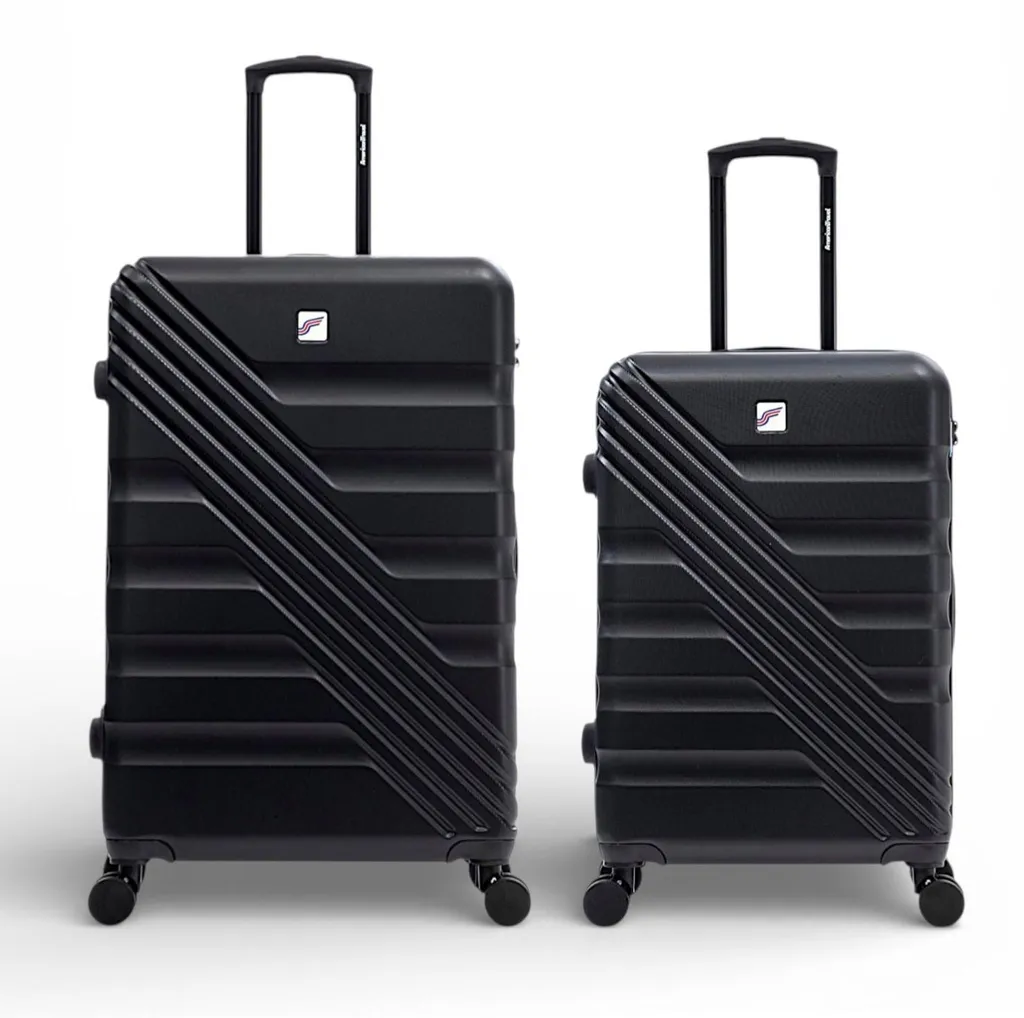 Valises Rigides REDWOOD à 4 Roues : Ensemble Robuste Grand et Moyen