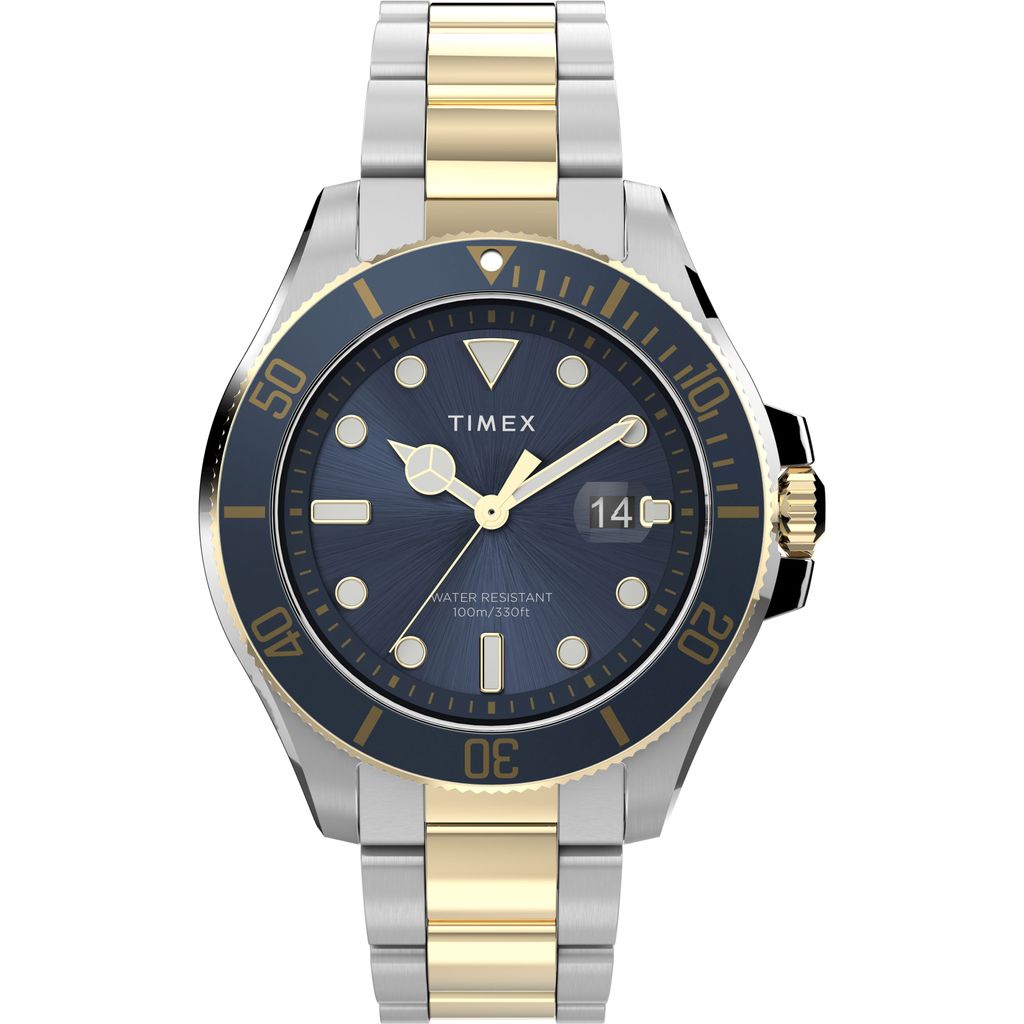 A close-up studio shot of a men's watch.