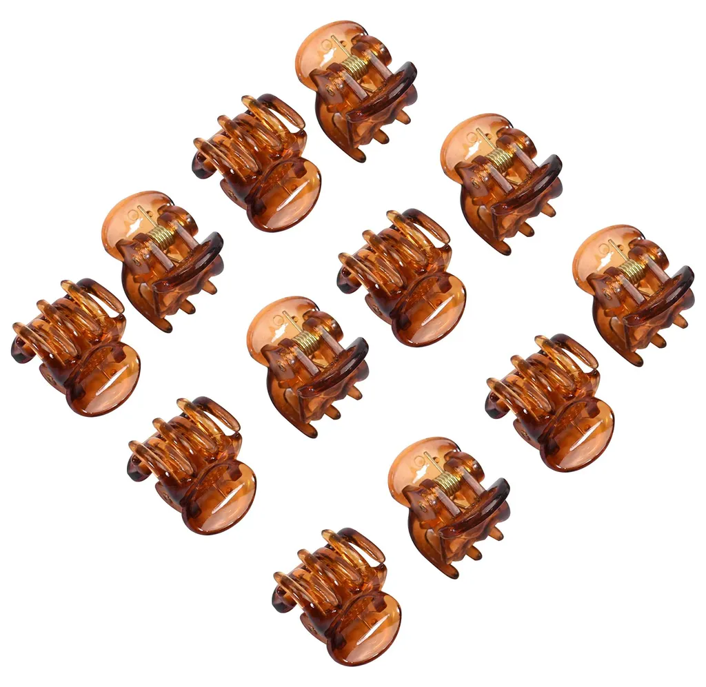 Dites adieu aux mèches folles avec ces 12 mini-barrettes marron pro
