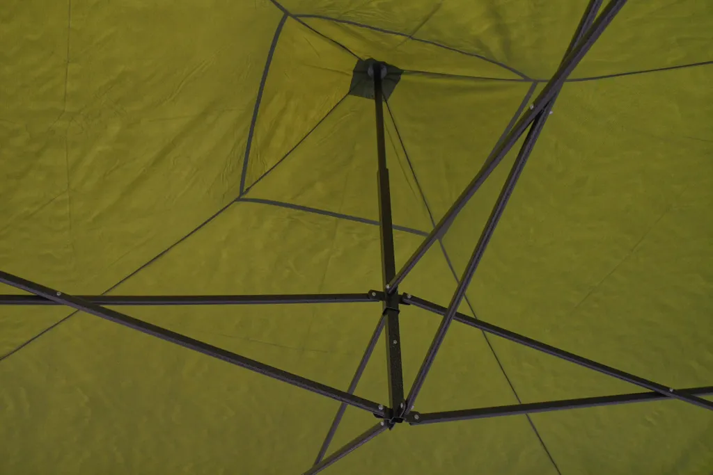 Cattara 13338 Tente de réception ciseaux 3x3m imperméable verte - 4