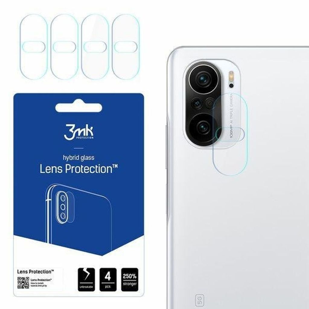 3mk Hybridglas Lens Protection fr Xiaomi Mi 11i 5G Kamera Objektiv Kameralinse 0,16mm 6H (4 Stck)