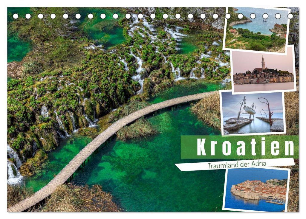 Kroatien Traumland der Adria (Tischkalender 2027 DIN A5 quer), CALVENDO Monatskalender