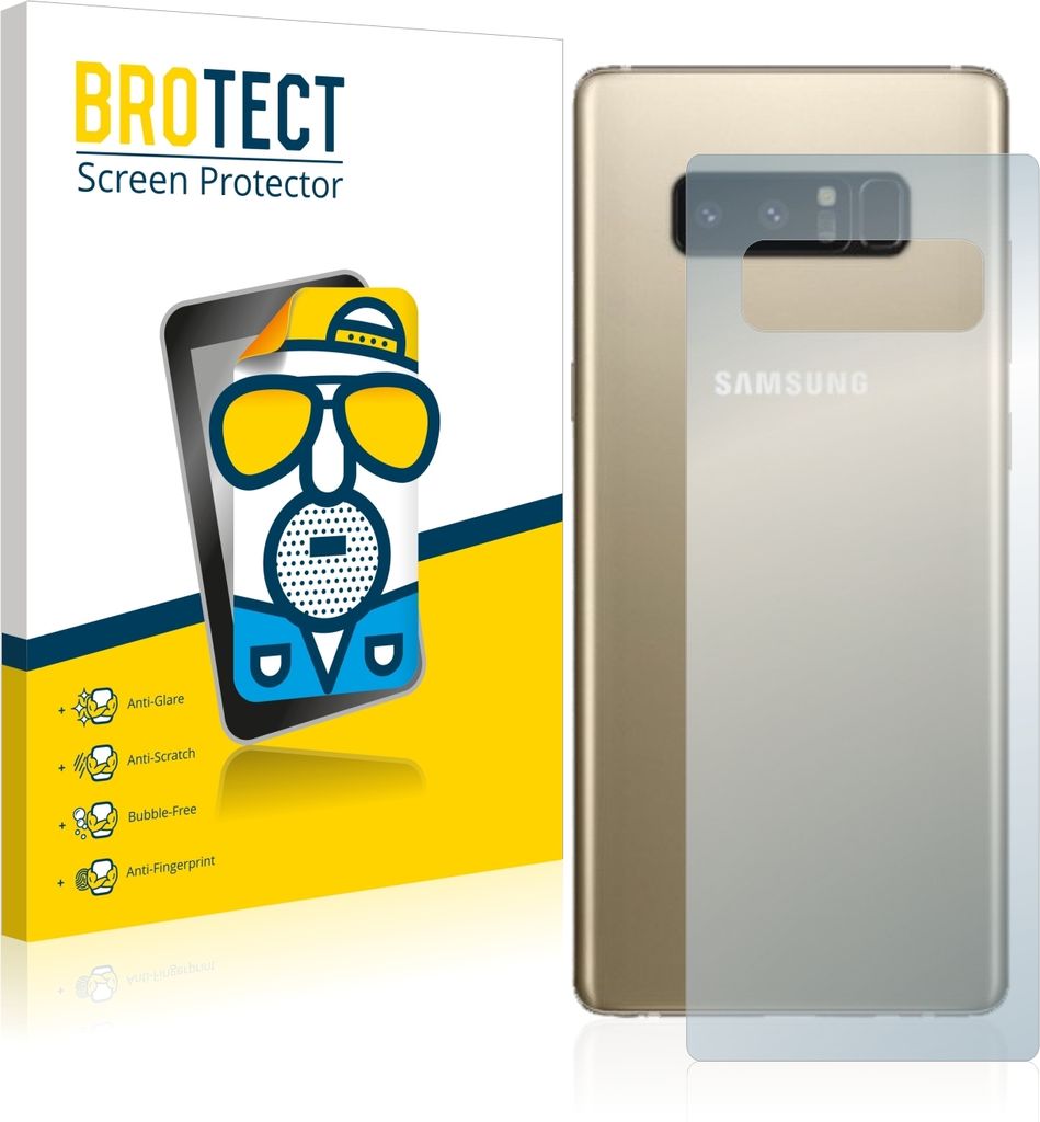 2x BROTECT Schutzfolie für Samsung Galaxy Note 8 Produktbild 