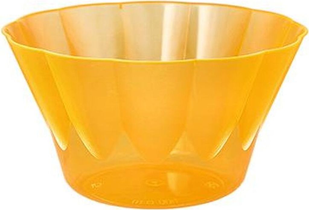 Papstar Eis- und Dessertbecher, PS rund 500 ml Ø 13 cm 7,5 cm orange "Royal", 4 x 50 Stück