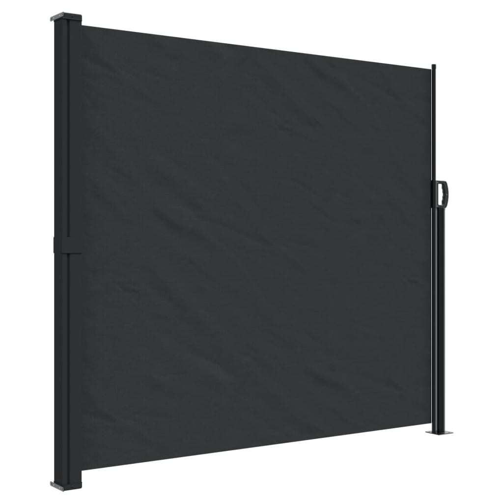 vidaXL Seitenmarkise Ausziehbar Schwarz 180x500 cm Produktbild 