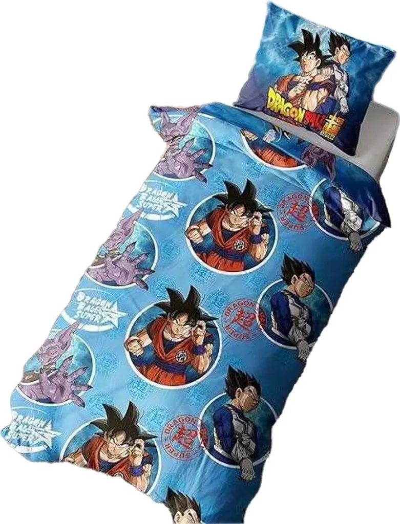 Dragon Ball Z Parure de Lit Kamehameha Réversible TC162 - Lit Simple