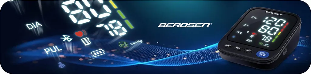 Misuratore di pressione a spalla con messaggi polacchi e bluetooth BD-123 Berdsen - 9