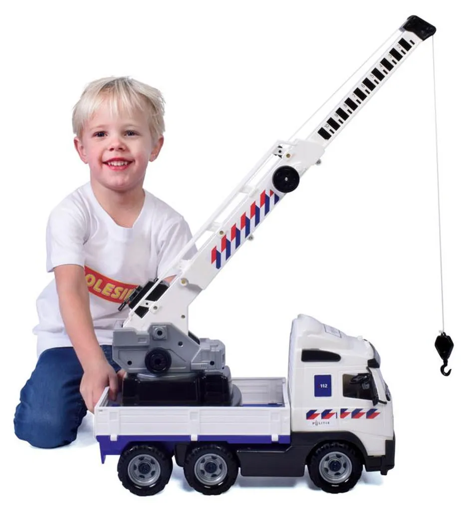 Grue de police mobile 49cm rotative - Modèle robuste à bras extensible