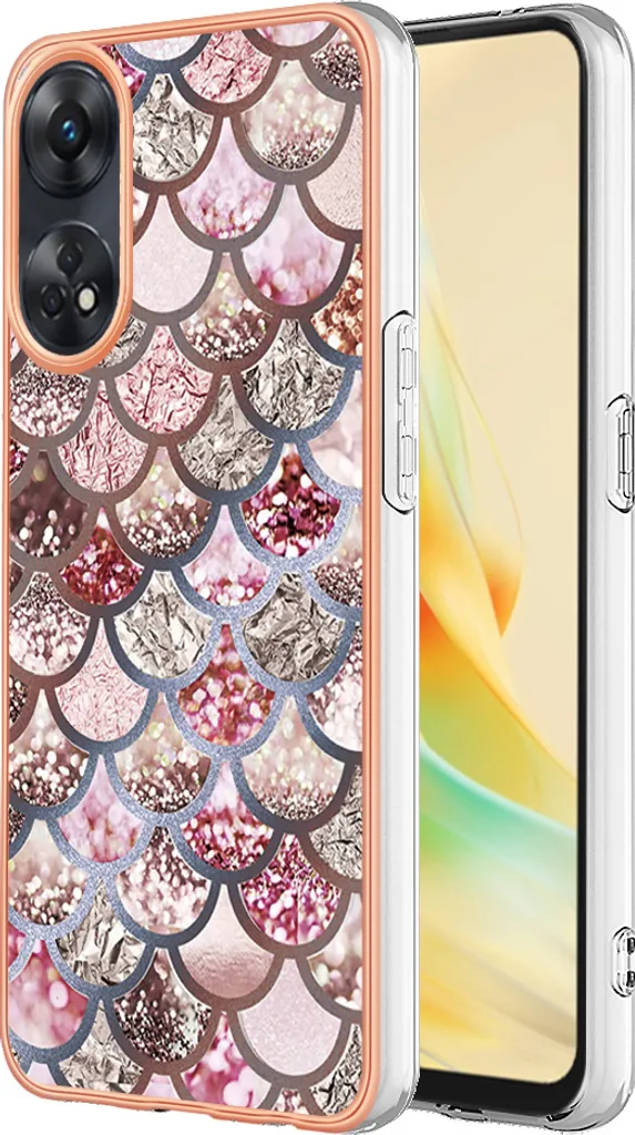 Custodia Protettiva Oppo Reno8 T 4G TPU Antiurto - Serie Coffee Art