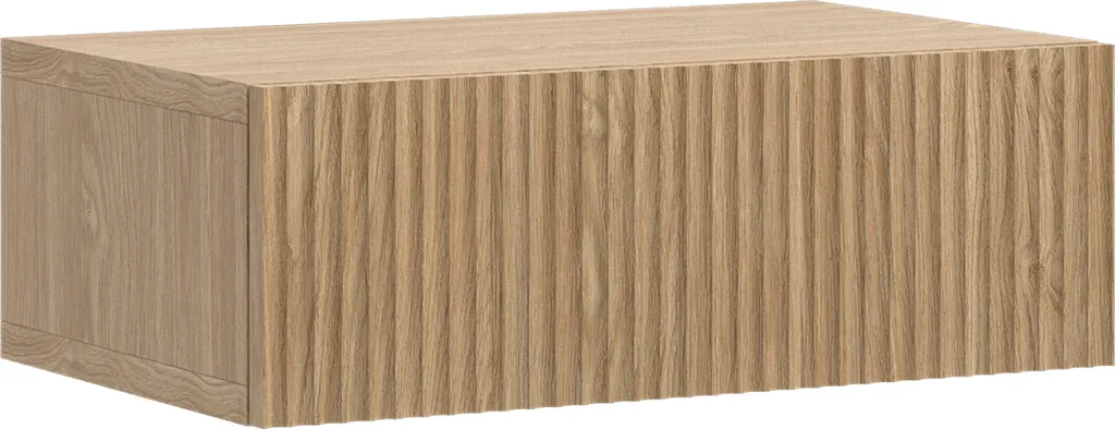 Selsey Nolie Table de nuit avec tiroir aspect chêne naturel 50 cm