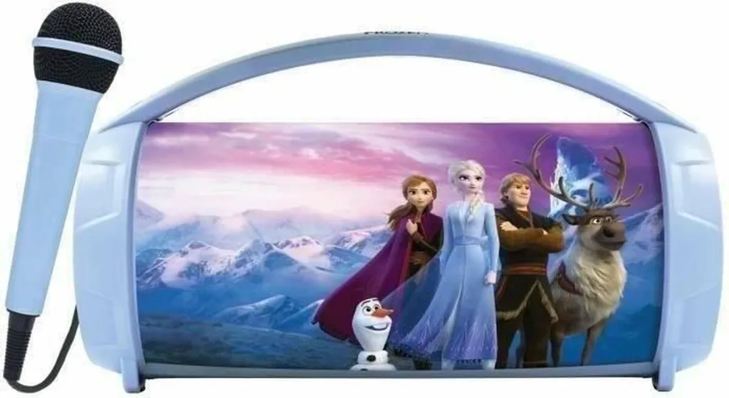 Enceinte Bluetooth Lexibook Frozen avec Micro Karaoké pour Enfants BT22FZ