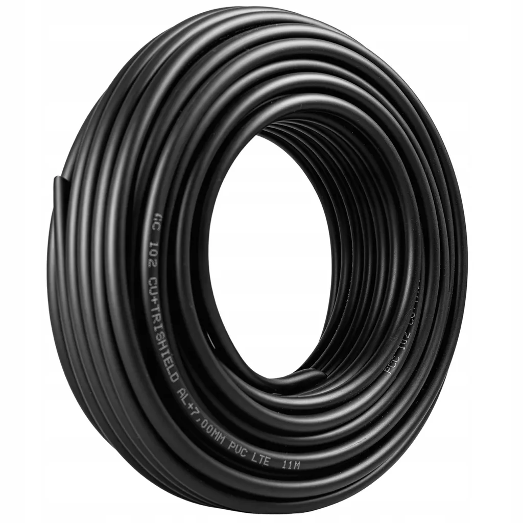 Matassa 50m Cavo Coassiale Vayox RG6U Gel - Cavo Nero da Interrare - 3
