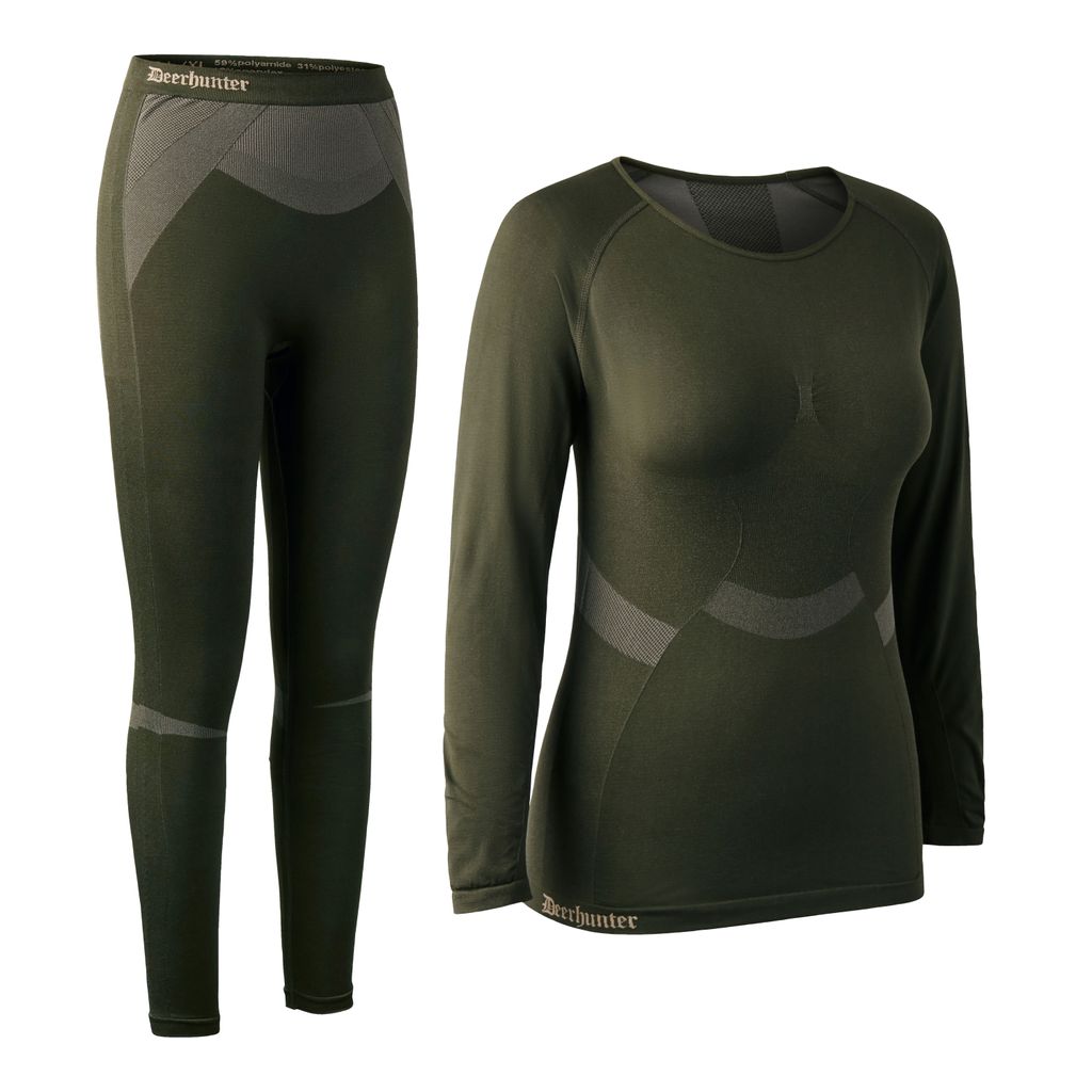 Deerhunter Lady Performance Unterwäsche Set Damen (Forest Night) Größe XL-2XL