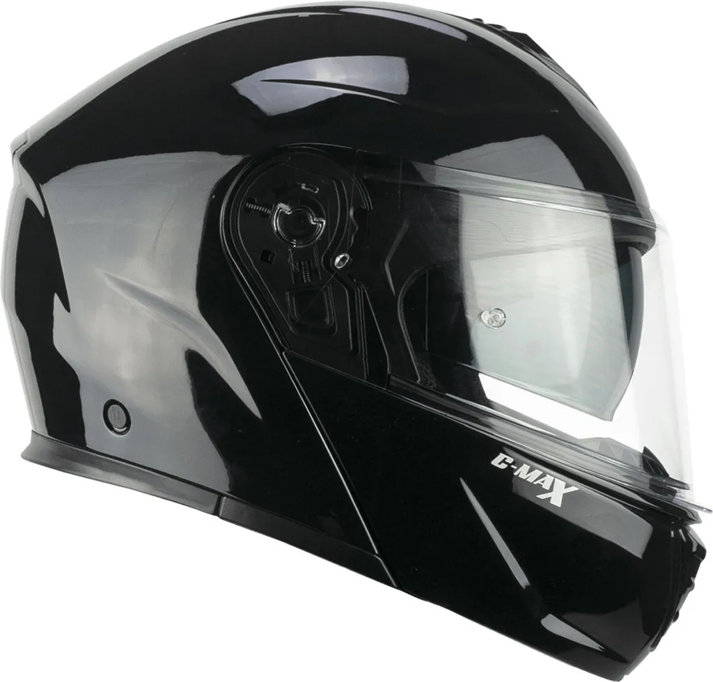 Casque de moto modulable noir CGM 569A C-MAX homologué en taille L noir