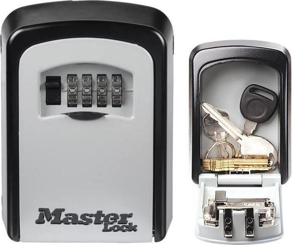 MASTER LOCK 5401EURD, Metal, Czarny, Szary, Zamek szyfrowy, Zdjęcie produktu 