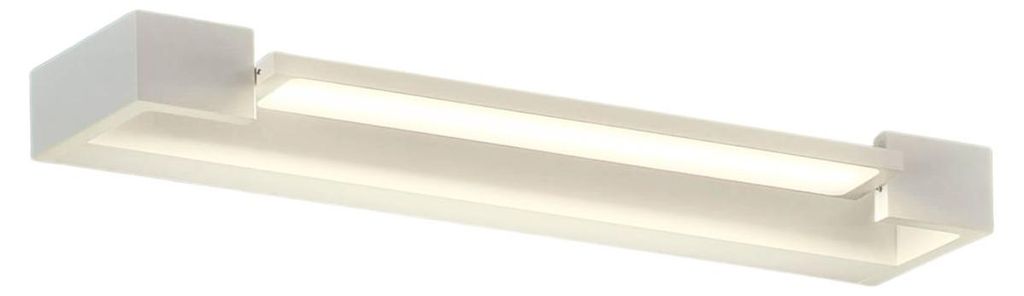 KOSILUM - Wandleuchte, Aluminium und Acryl - Weiß - Orlène Produktbild 