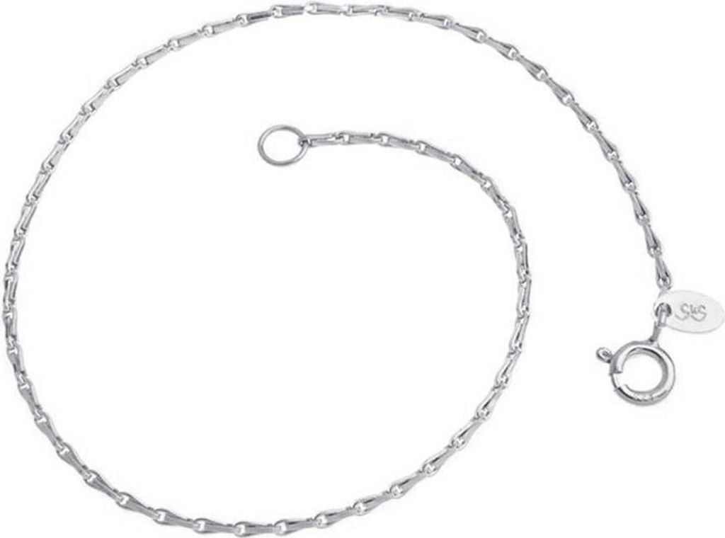 SILBERKETTEN STORE Haferkornkette Armband 1,5mm - 925 Silber - 20cm