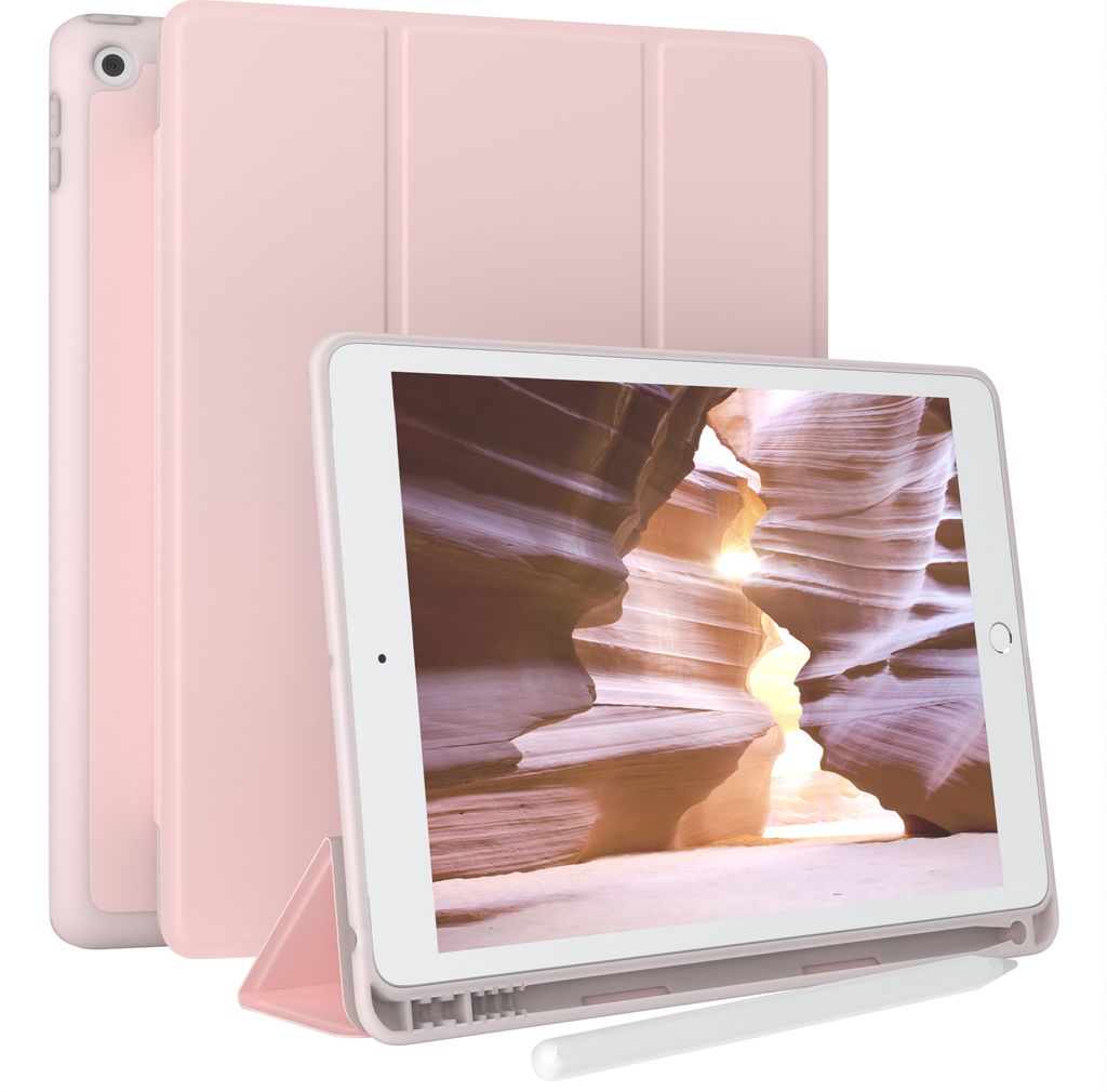 EAZY CASE Schutzhülle Mit Stifthalter Für IPad Mini 6 (2021) – Aufstellbar, Auto Sleep/Wake, Blau