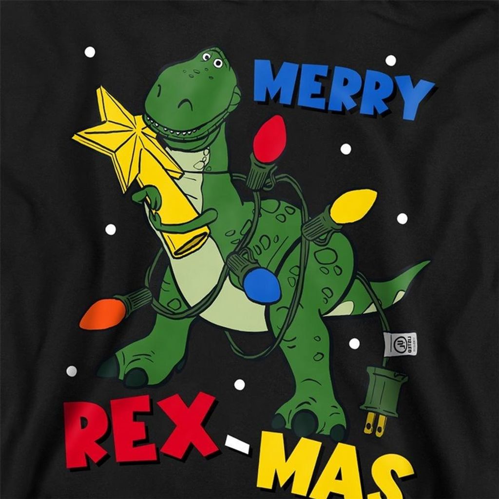 Toy Story - "Merry Rexmas" Hoodie zum Überziehen für Kinder, weihnachtliches Design TV23188 (152-158) (Marine)