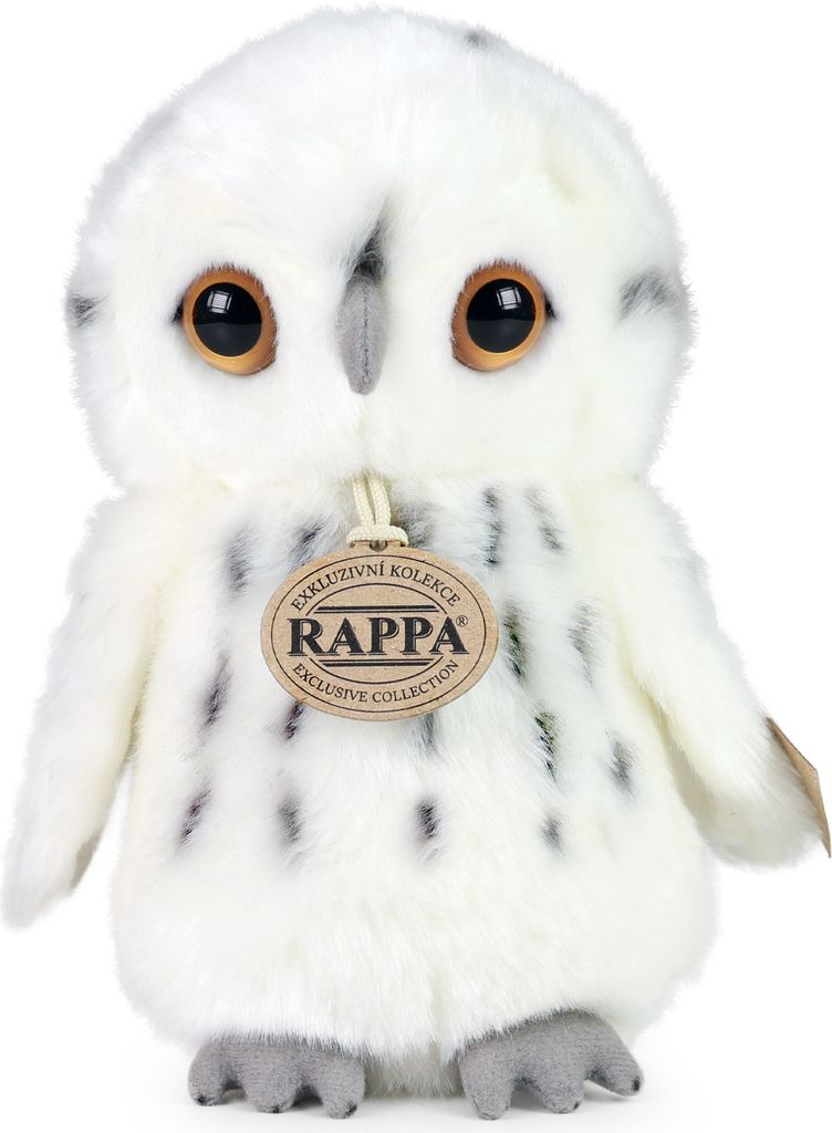 RAPPA Wypchany ptak sowa biały 18 cm EKO-PRZYJAZNY Zdjęcie produktu 