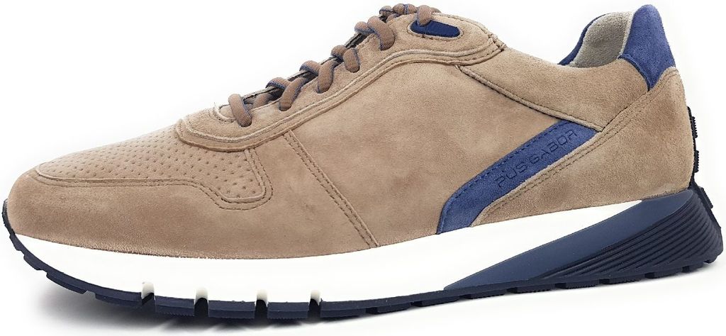 Pius Gabor Herren sportlicher Schnürer in Beige, Größe 10.5
