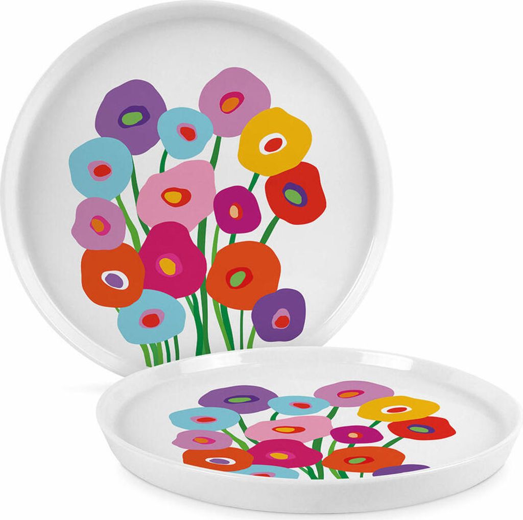PPD Super Bouquet Trend Plate 21, Teller, Frühstücksteller, Kuchenteller, New Bone China, Ø 21 cm, 160902553