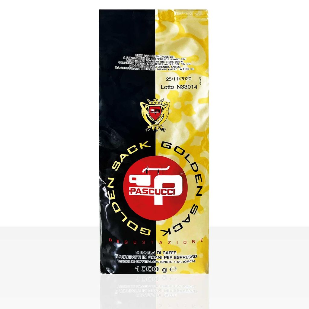 PASCUCCI Caffe Gold Espresso 1kg Kaffeebohnen, 100% Arabica Produktbild 