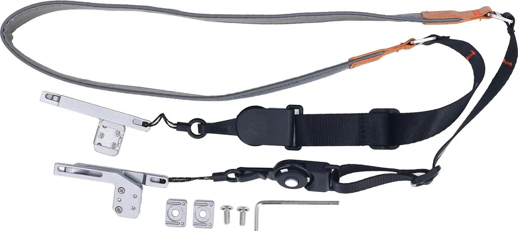 Tour de Cou Réglable pour RC1/RC2 Drone - Sangle Sûre Noir/Gris