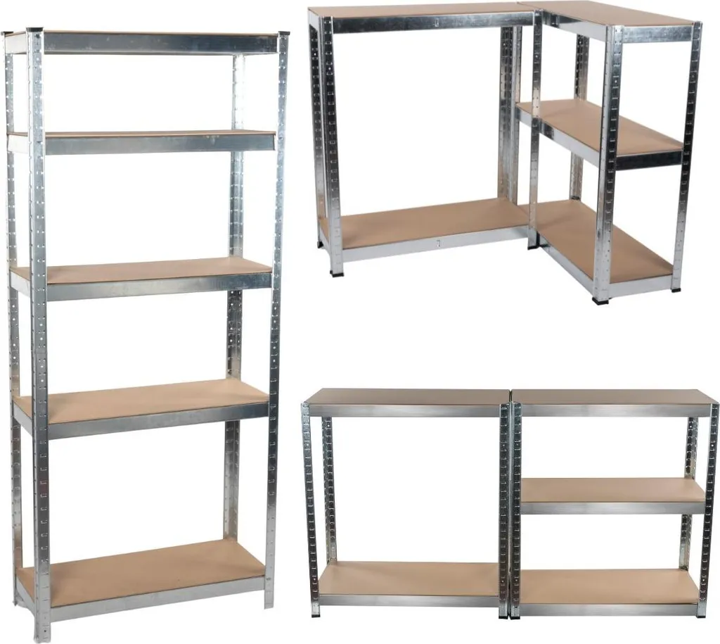 Étagère de Rangement pour Cave et Cellier - Supporte Jusqu'à 750kg