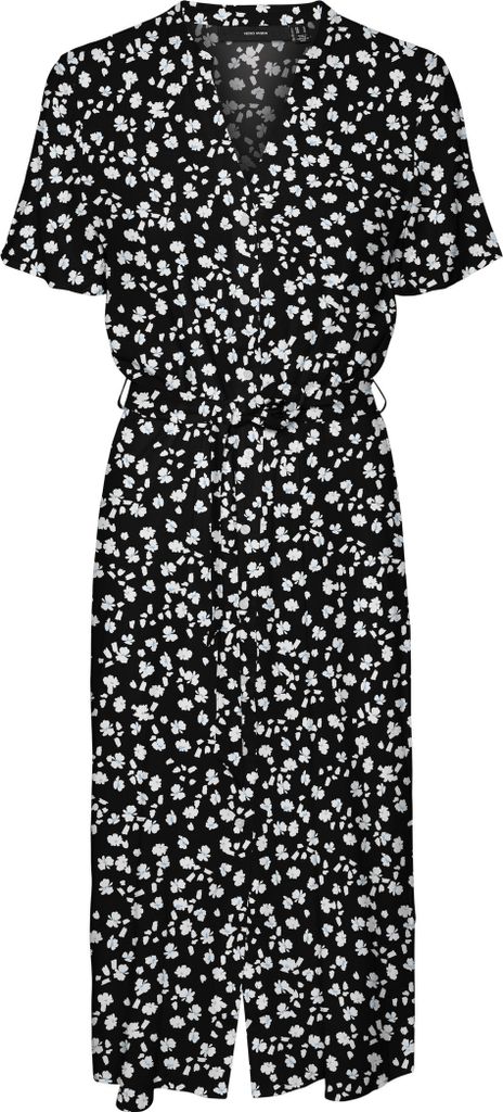 VERO MODA Midi Blusen Kleid VMVICA Größe: XS