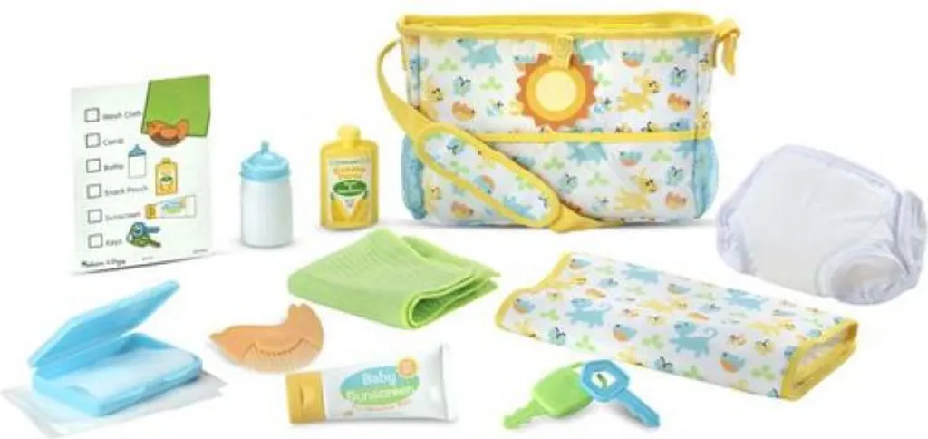 Accessoires de Voyage pour Poupées Ensemble Complet de 17 Jouets