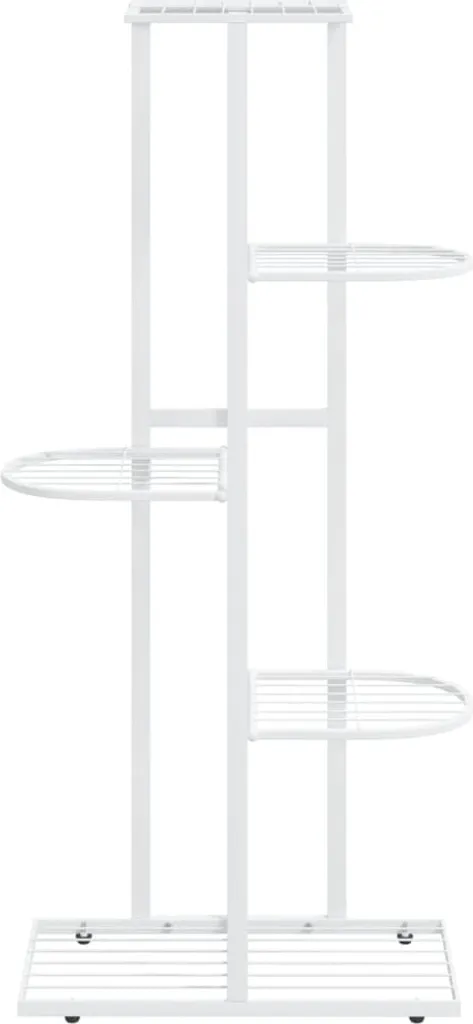 Support fleurs vertical 5 niveaux blanc pour optimiser vos petits espaces - 3