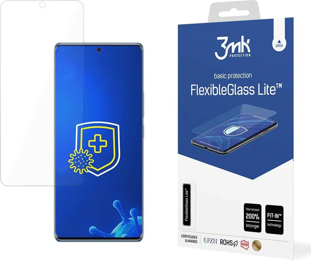 3mk FlexibleGlass Lite per ZTE Axon 40 Pro: Vetro Ibrido Premium