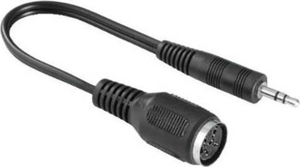 20 cm Adapter-Kabel Würfelkupplung / 3,5-mm-Klinkenstecker