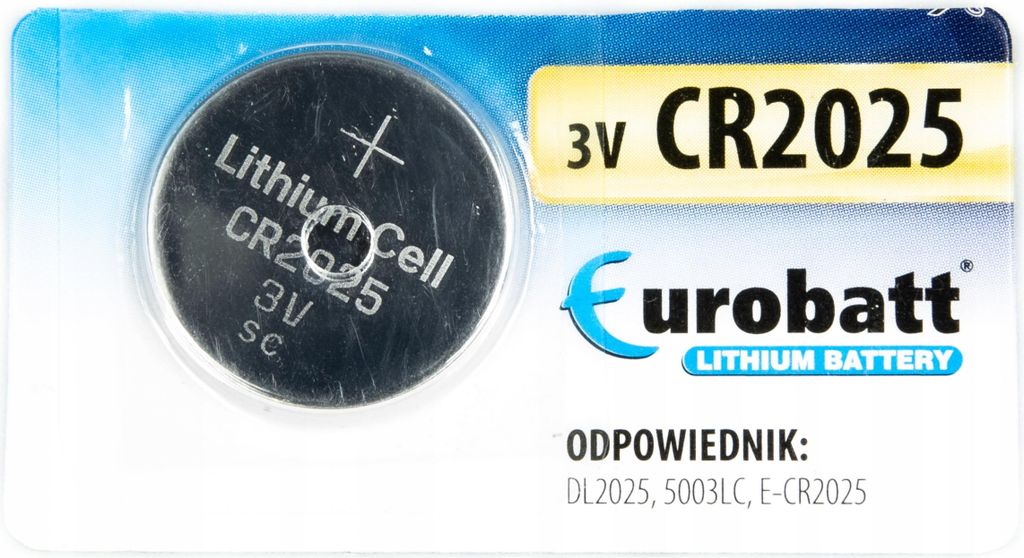 Batterie für Schlüssel VAG FIAT OPEL FORD CR2025 3V