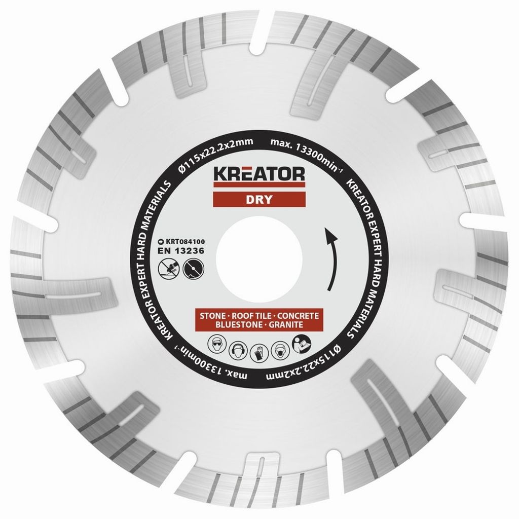 Diamantový rezný kotúč Expert ø 115 x 22,2 x 2 mm na suchý Obrázok produktu 