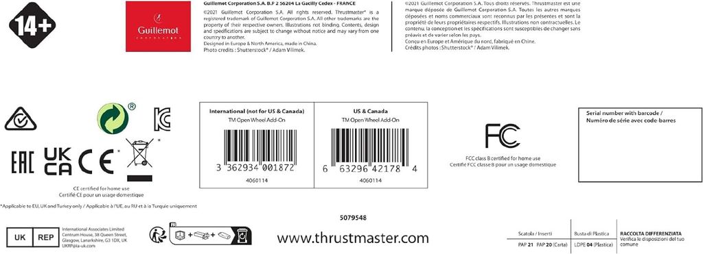 ThrustMaster TM Open Wheel Add On - Zwillingsrad - Produktbild 7