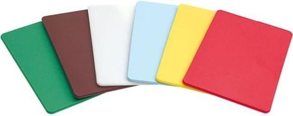 Schneidbrett, HACCP, Farbe braun, 450 x 300 x 13 mm (BxTxH)