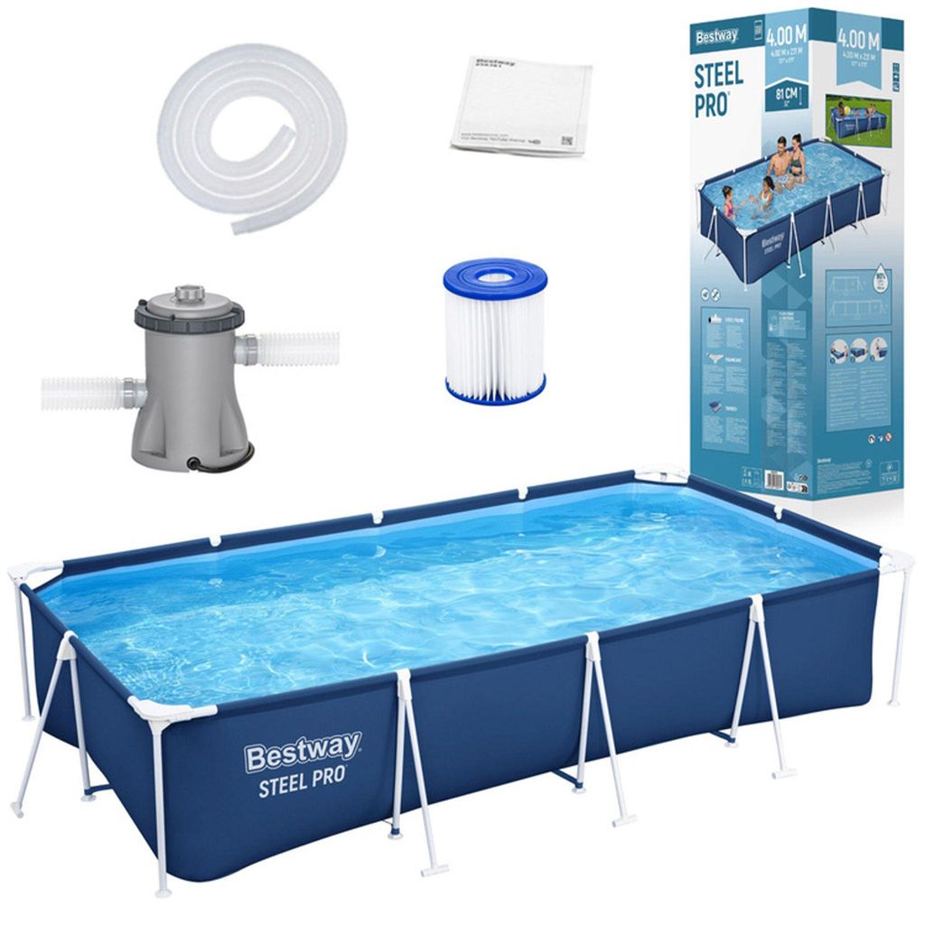 Bestway Steel Pro 56424, 5700 L, Rámový bazén, Modrá, 34,7 Obrázok produktu 