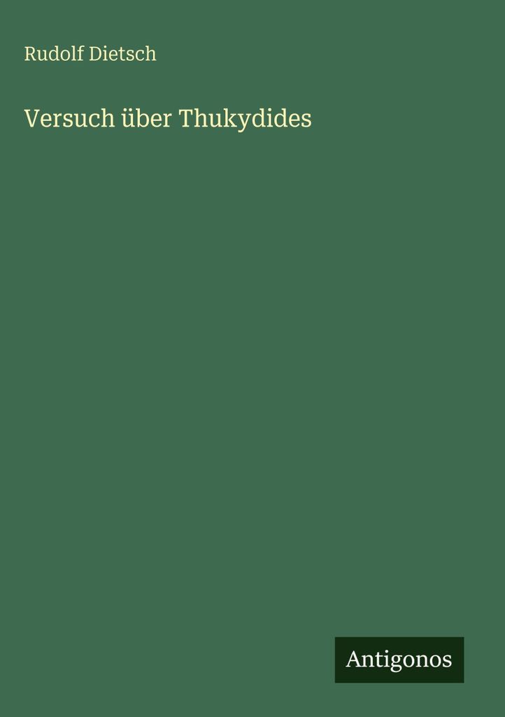 Versuch über Thukydides