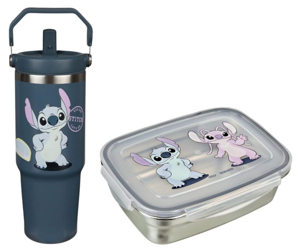 Lilo & Stitch Lunch-Set; Brotdose und Trinkflasche Produktbild 