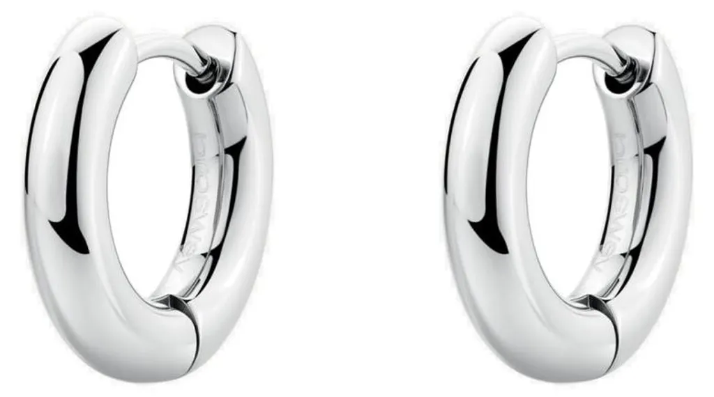 Créoles en acier inoxydable Cercles minimalistes Perfect BPC42 Femme