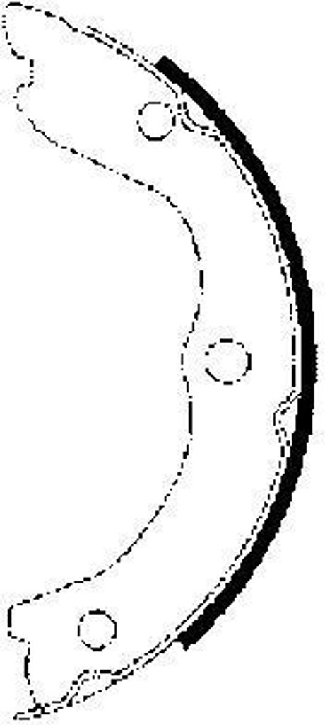 HELLA 8DA 355 050-611 - OE 440608H725 Bremsbackensatz für X-Trail (T30)