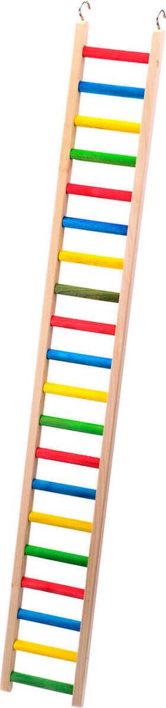 Holzleiter für Papageien · 120 cm · XXL Kletterleiter, Vogelleiter