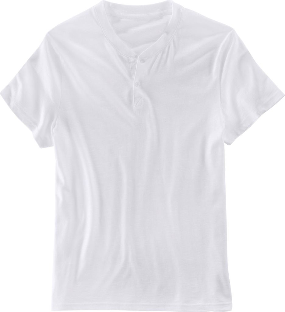 H.I.S. Henleyshirt weiß Größe XXXL